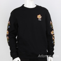 100%cotton sweater - embroid