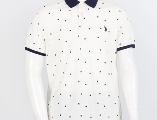 All Over Stars Print POLO – (Embroidery)